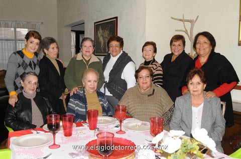 16022015 REUNIóN DE EXBANQUERAS.  Con motivo del Día de San Valentin, se reunieron: Leticia, Cristy, Silvia, Gloria, Marina, Dalis, Rosalba, Armandina, Jesú, Ana María y María Luisa.