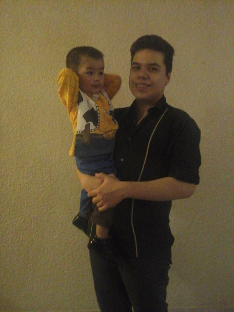 Luis Fernando con Francisco.