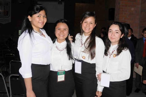 Daniela, Monserrat, Laura y Astrid.