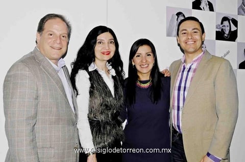 02032015 Francisco Paredes, Gisel Báez, Raquel Bañuelos y Rubén  López.