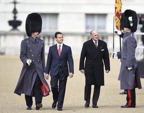 La soberana y su esposo, Felipe de Edimburgo, dieron la bienvenida a sus invitados.