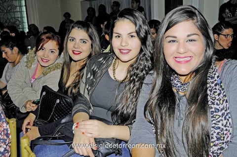 22032015 Andrea Montaño, Andrea Alcázar, Andrea Becerra y Nabil Barrientos.