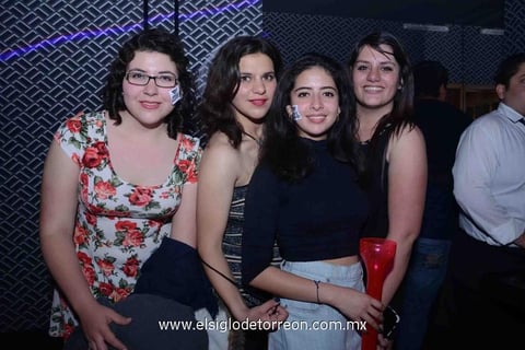 21032015 ASISTEN A INAUGURACIóN.  María Luisa, Guillermina, Leticia y Martha.