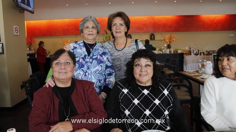 23032015  Martita Martínez, Fabiola Barrientos, Bety Martínez y Soco Quiñonez.