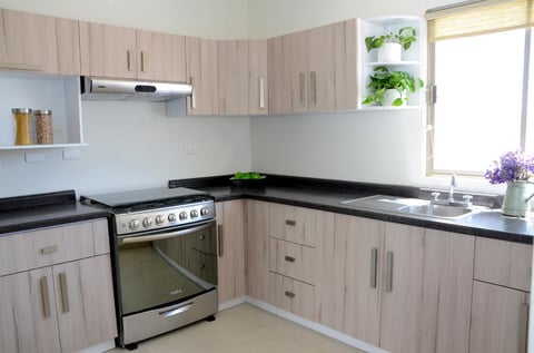 En el área de cocina tendrás un gran espacio para realizar cualquiera de tus actividades.