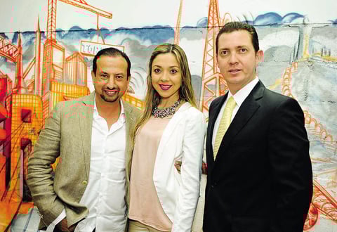 Alfonso, Liliana y Francisco.