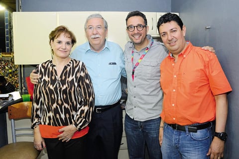 Ana Mary, Luis, Rodrigo y Luis.