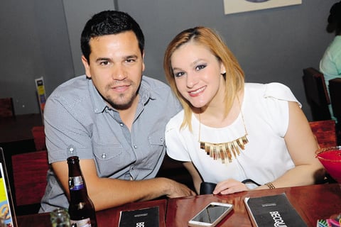 Rafaél y Adriana.