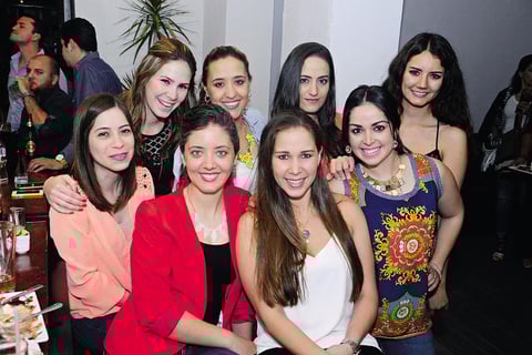 Lety, Ale, Ana Cristina, Daniela, Rocío, Dora, Macarena y Marigaby.