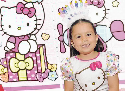 CUMPLE 5 AñOS.   Ximena Stackpole Pámanes en la fiesta que le organizaron sus papás, Ricardo Stackpole y Nohemí Pámanes.