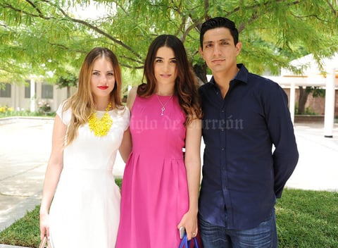 Aurora, Andrea y Gerardo.