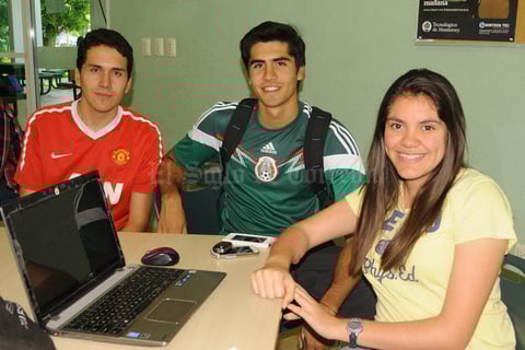 Diego, Salvador y Claudia.