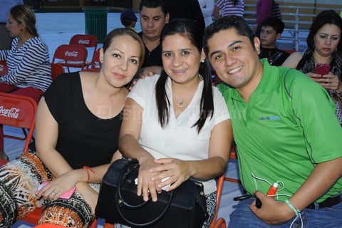 Dalia, Mayra y Jorge.
