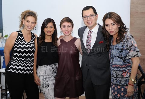 Karla, Nora, Rosina, Carlos y Arisbeth.