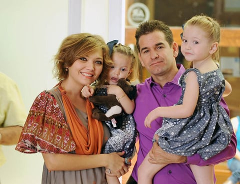 María Mercedes, Macarena, Joaquín y María Joaquina.