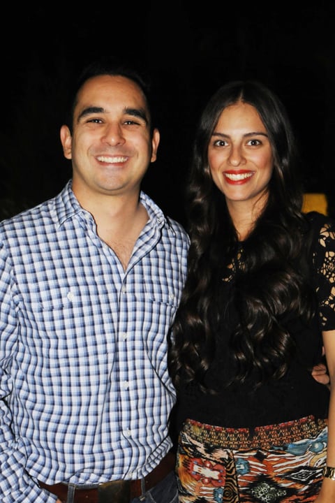 Agustín y Cynthia.