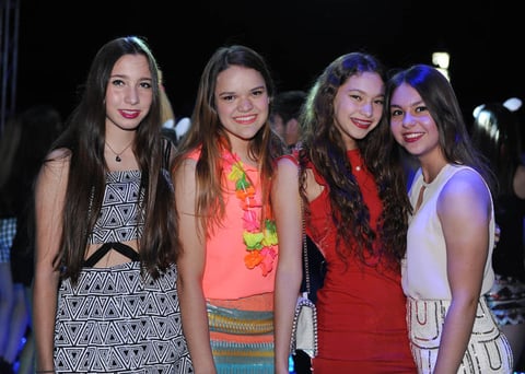 Luciana, Any, Ivanna y Gaby.