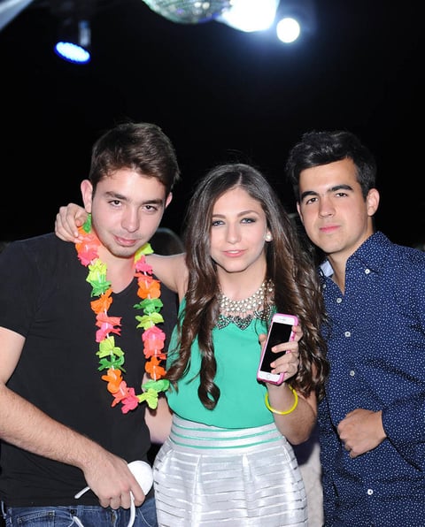 Sergio, Regina y Rubén.