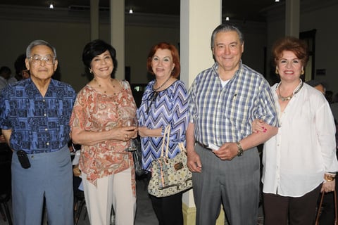 02052015 Roberto Woo, Angelina Colores de Woo, María Cristina Moreno, Víctor Manuel Moreno y Margarita Moreno.