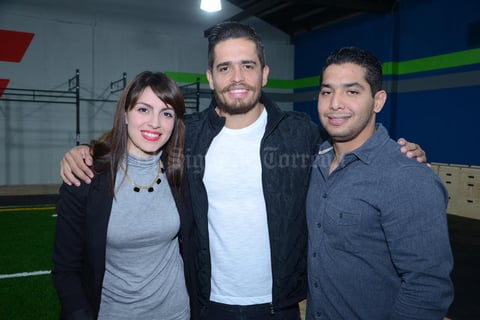 02052015 EN RECIENTE EVENTO.  Rosy, Cano y Checo.