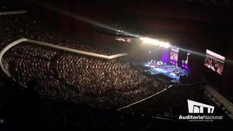 El Auditorio Nacional lució abarrotado, según se puede ser en fotografías compartidas en las redes sociales del recinto.