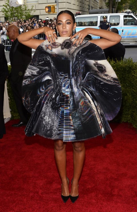 Solange Knowles fue de las más llamativas.