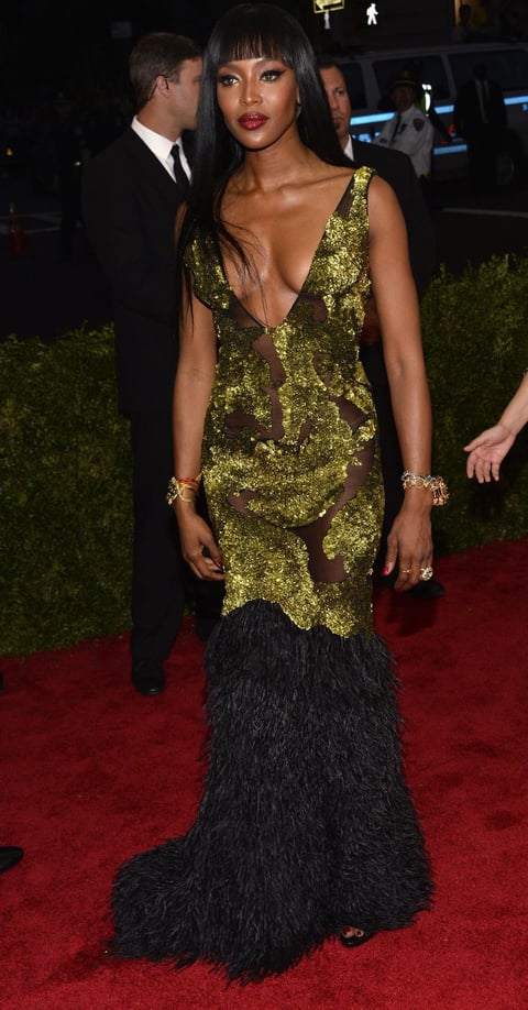 Naomi Campbell no pudo faltar a una de las galas más importantes del mundo de la moda.