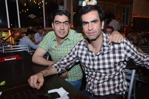 09052015 AMIGOS.  Poncho y Gerardo.