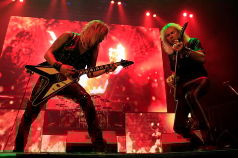 Después, Judas Priest salió para enloquecer a los miles de asitentes.