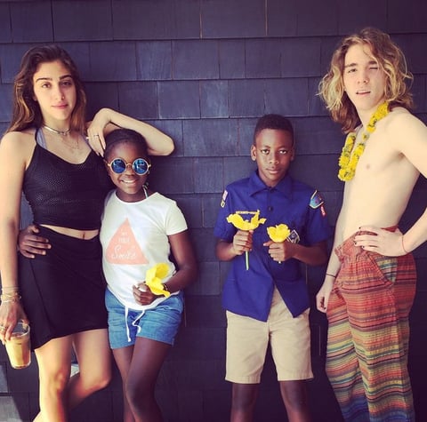 Madonna celebró el día de las madres con sus hijos, y se mostró sorprendida por el paso del tiempo.