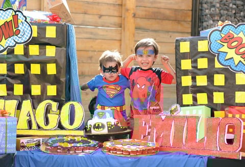 Los cumpleañeros.