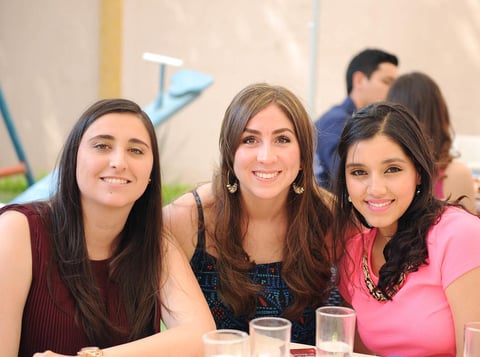 Marcela, Adriana y Ana Sofía.
