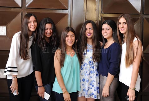 15052015 Greta, Brenda, Andrea, Rosa, Sofía y Natalia.