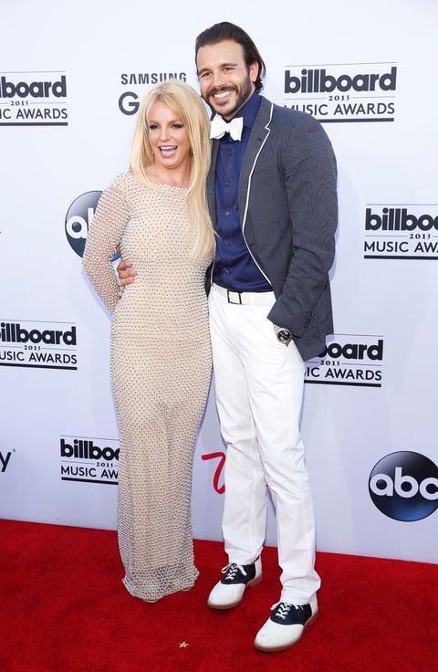 Britney acudió acompañada de su novio Charlie.