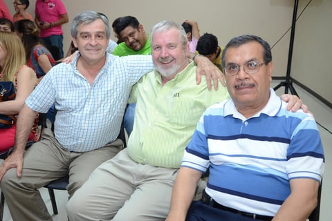 21052015 Jacques Plovin, Herve le Henaff y Daniel Jáquez.