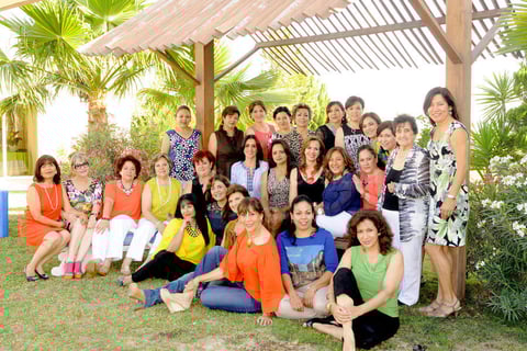 27052015 JARDINERAS.  Cambio de mesa directiva del Club de Jardinería Alhelí.