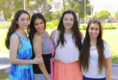 Ana Lucía, Mónica, Vicky y Melissa.