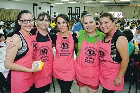 03062015 Ariadna, Alicia, Elizabeth, Francis e Ivonne.