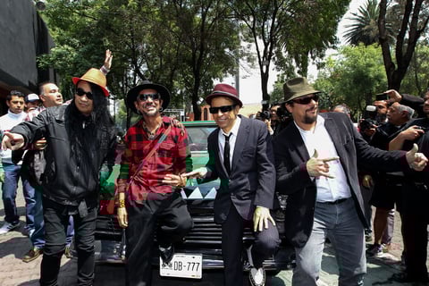 La agrupación convocó a los medios para hablar de su próximo concierto en el Palacio de los Deportes.