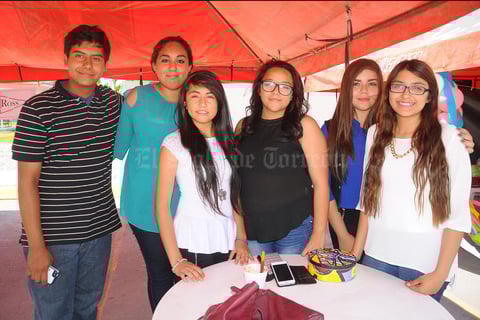 08062015 Luis, Amalia, Mariana, Katia, Karen y Zaira.
