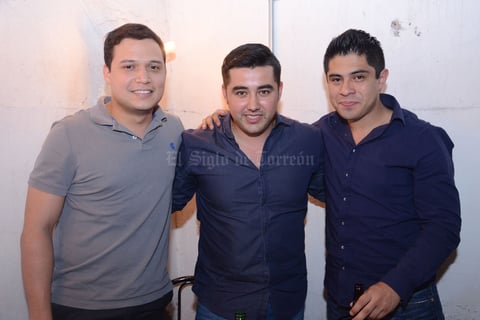 Daniel, Ángel y Manuel.