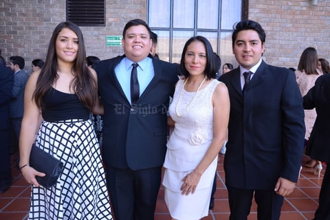 Blanca, Omar, Flor e Iván.
