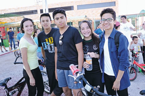 14062015 Frida, Carlos, Daniel, Ximena y Héctor.