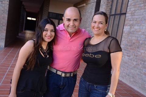 Verónica, Manuel y Elizabeth.