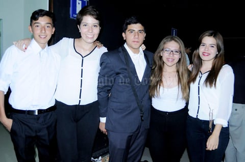 16062015 Melchor, Fernanda, Vivian, Saúl y Danna.