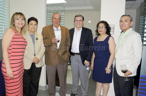 30062015 Dra. Montelongo, Juan José Fernández, Guillermo Siller, Federico Bernabé y Margarita de la Cruz.