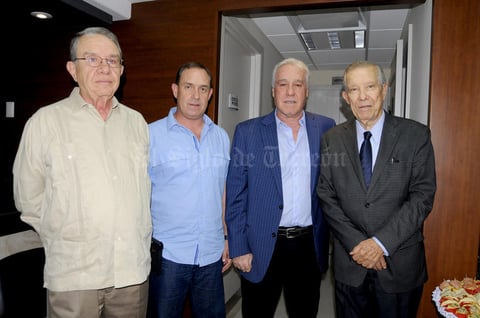 30062015 Bernardo Martínez, Florencio Gil, Jesús Fernández y Ramón Iriarte.