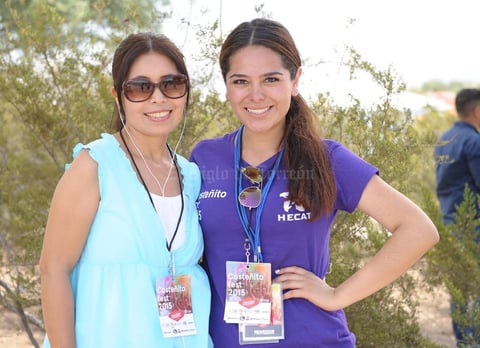 Cristy Palacios y América Pérez.
