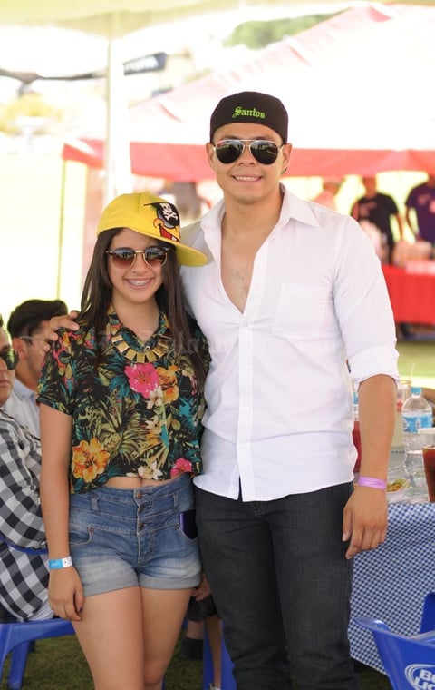 Karime y Carlos.
