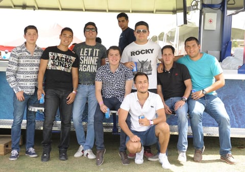 Vicente, Felipe, Israel, Emiliano, Andrés, Humberto, Gustavo y Francisco.